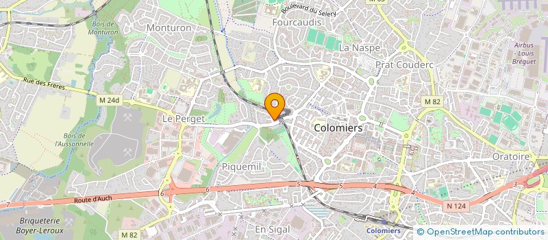 localisation de l'entreprise AXELLES à COLOMIERS