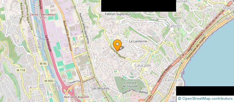 localisation de l'entreprise AXELMED à NICE