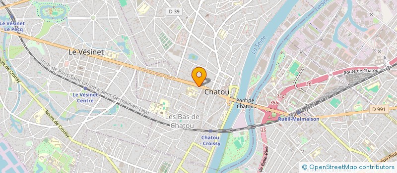 localisation de l'entreprise AXELOG HOLDING  CHATOU