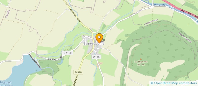 localisation de l'entreprise AXELSAAT à SAINTE-SABINE