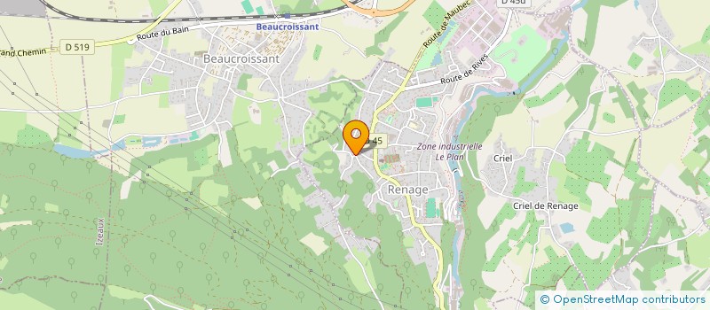 localisation de l'entreprise AXEM DIAGNOSTIC  RENAGE