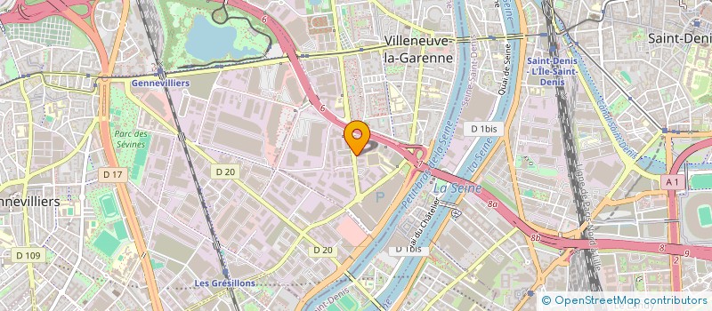 localisation de l'entreprise AXEM SARL à VILLENEUVE-LA-GARENNE