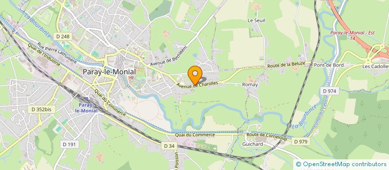 localisation de l'entreprise AXEMALE  PARAY-LE-MONIAL