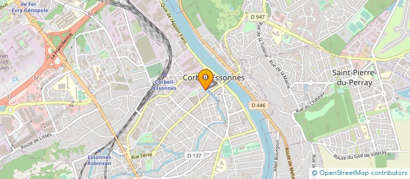 localisation de l'entreprise AXEMEN à CORBEIL-ESSONNES