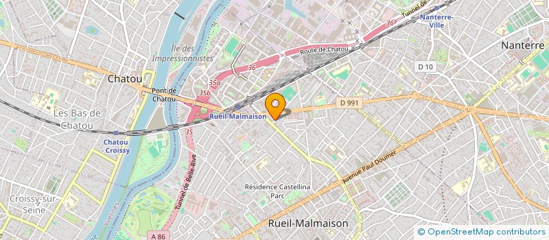 localisation de l'entreprise AXEN  RUEIL-MALMAISON