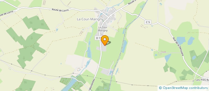 localisation de l'entreprise AXENCE CONSULTING  LA COUR-MARIGNY