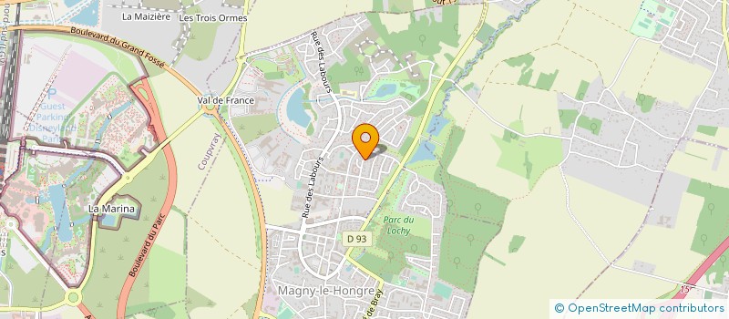 localisation de l'entreprise AXENEO  MAGNY-LE-HONGRE