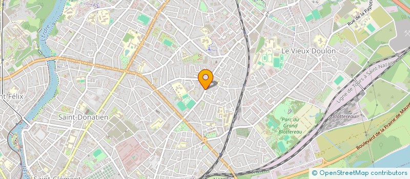 localisation de l'entreprise AXENS à NANTES