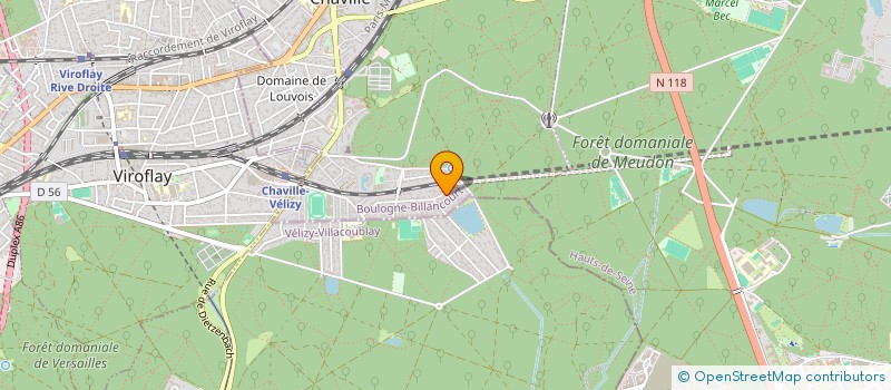localisation de l'entreprise AXENSIA à CHAVILLE
