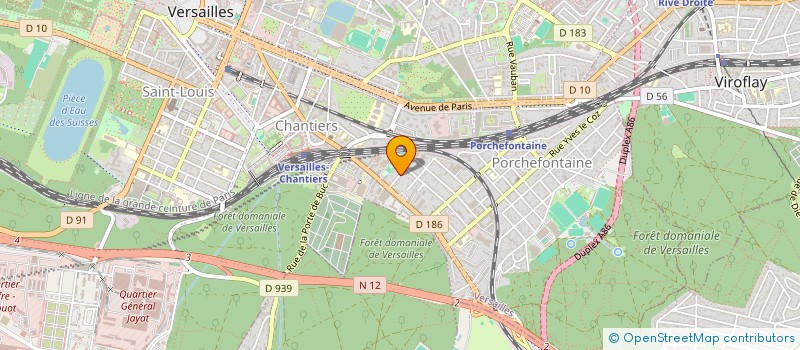 localisation de l'entreprise AXENSIO à VERSAILLES