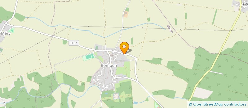 localisation de l'entreprise AXENTIS  BOMBON
