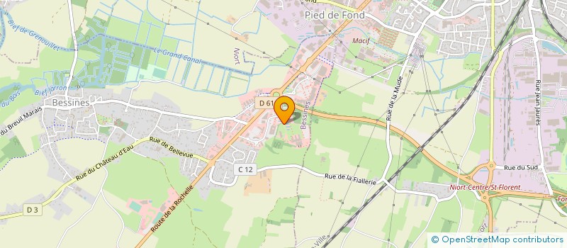 localisation de l'entreprise AXEO 2010  BESSINES