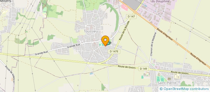 localisation de l'entreprise AXEO  TOUSSIEU