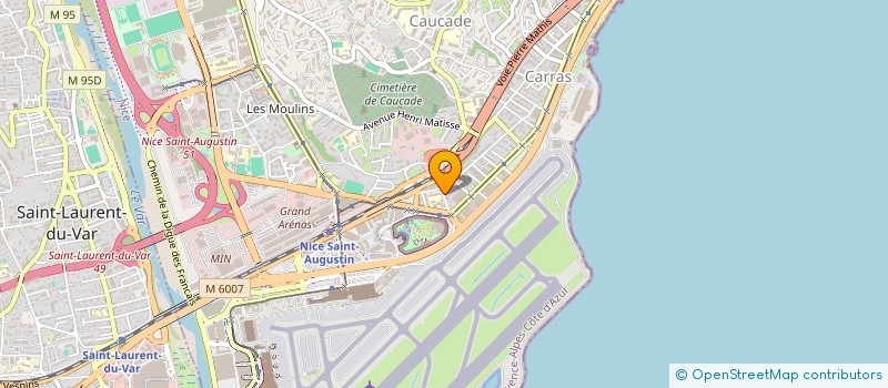 localisation de l'entreprise AXEO FORMATION à NICE