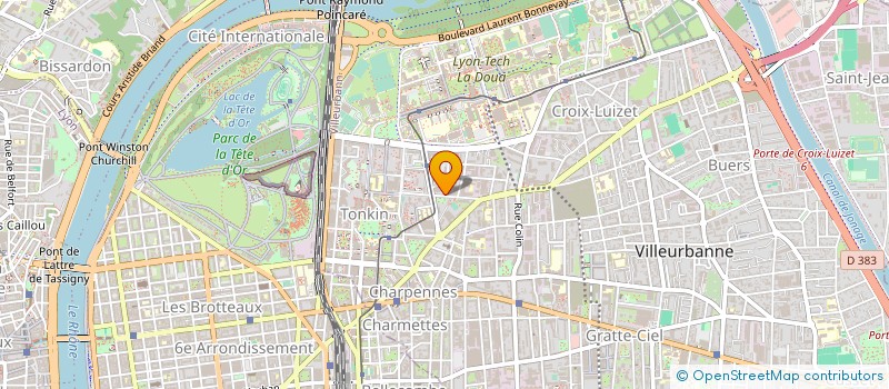 localisation de l'entreprise AXEO SYSTEM  VILLEURBANNE