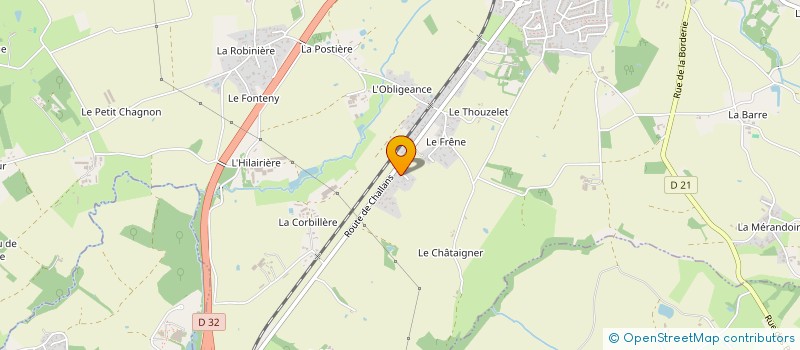 localisation de l'entreprise AXEOM  LA GARNACHE