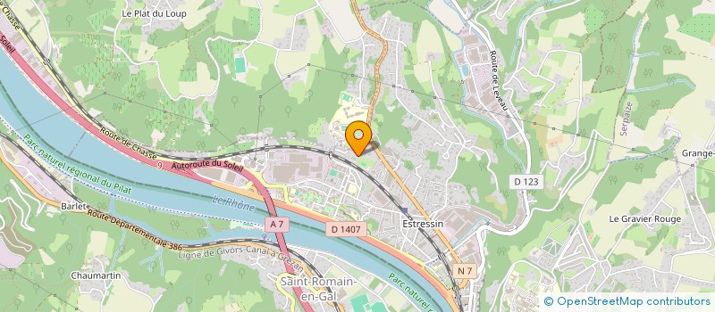 localisation de l'entreprise AXEPACK à VIENNE