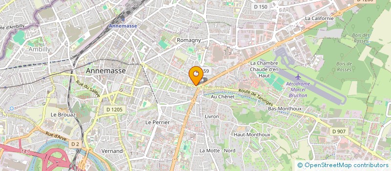 localisation de l'entreprise AXER & BRO  ANNEMASSE