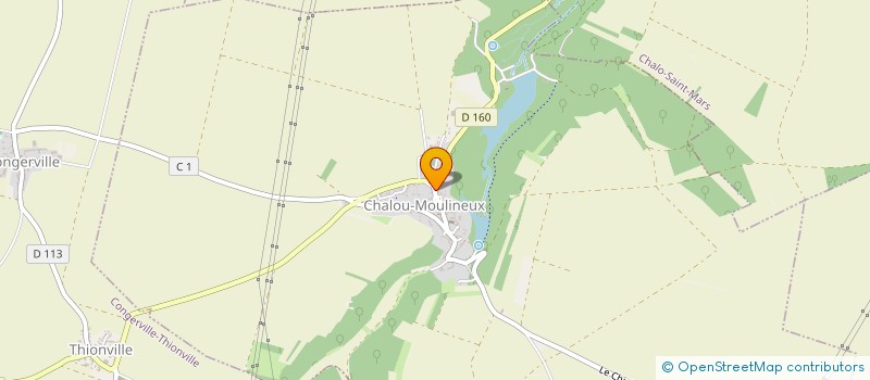 localisation de l'entreprise AXEREALISATIONS à CHALOU-MOULINEUX