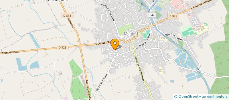 localisation de l'entreprise AXERO à MONTECH