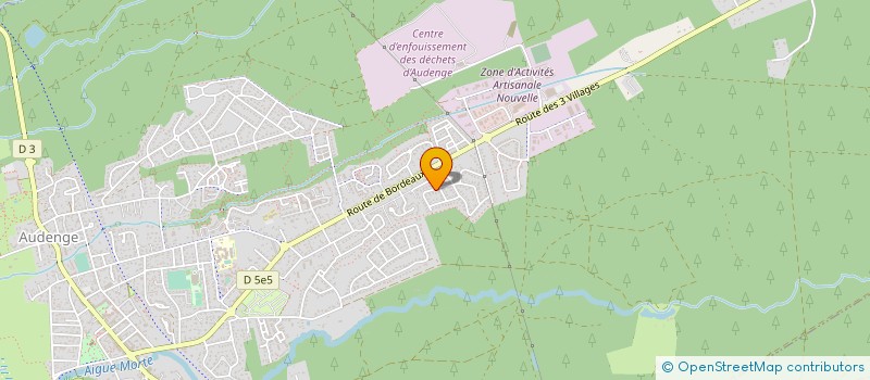 localisation de l'entreprise AXERO  AUDENGE