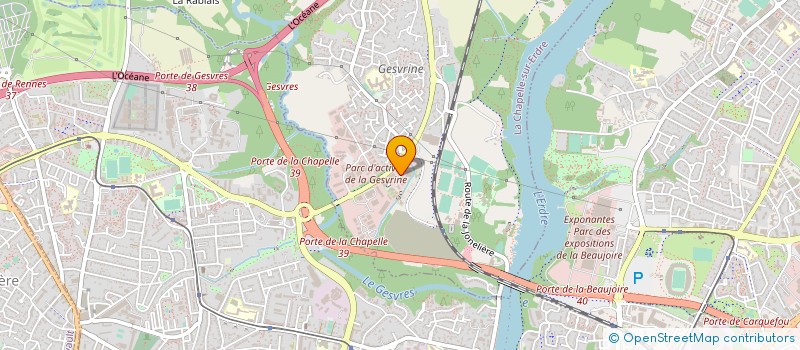 localisation de l'entreprise AXES à CHAPELLE-SUR-ERDRE (LA)