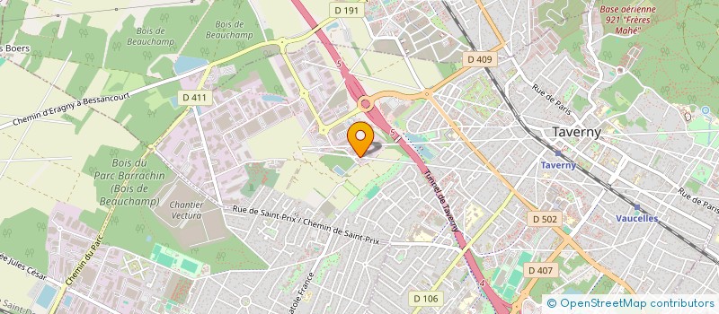 localisation de l'entreprise AXES INGENIERIE à TAVERNY