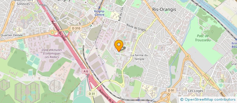 localisation de l'entreprise AXES & PRO SERVICES à RIS-ORANGIS