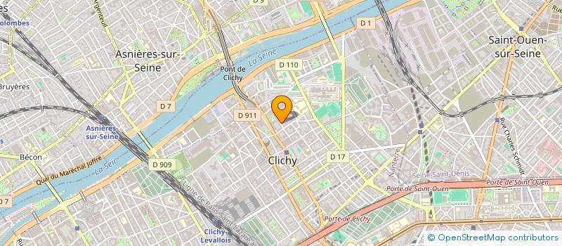 localisation de l'entreprise AXESBERY à CLICHY