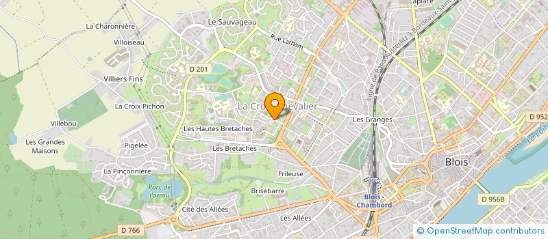 localisation de l'entreprise AXESCIBLES  VINEUIL