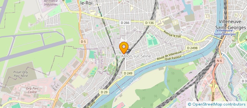 localisation de l'entreprise AXESIMMO à ABLON-SUR-SEINE