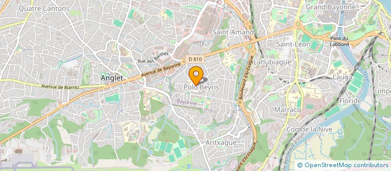 localisation de l'entreprise AXESITE à BAYONNE