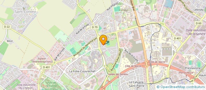 localisation de l'entreprise AXESS à CAEN