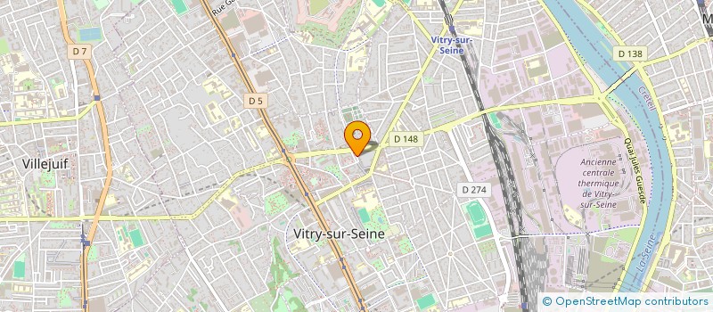 localisation de l'entreprise AXESS à VITRY-SUR-SEINE
