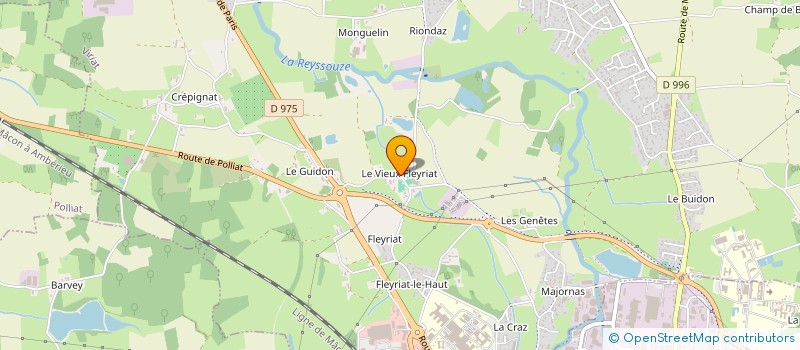 localisation de l'entreprise AXESS DEVELOPPEMENT à VIRIAT