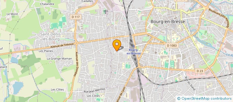 localisation de l'entreprise AXESS ENVIRONNEMENT à BOURG-EN-BRESSE