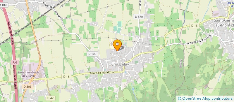 localisation de l'entreprise AXESS INGENIERIE à CHASSELAY
