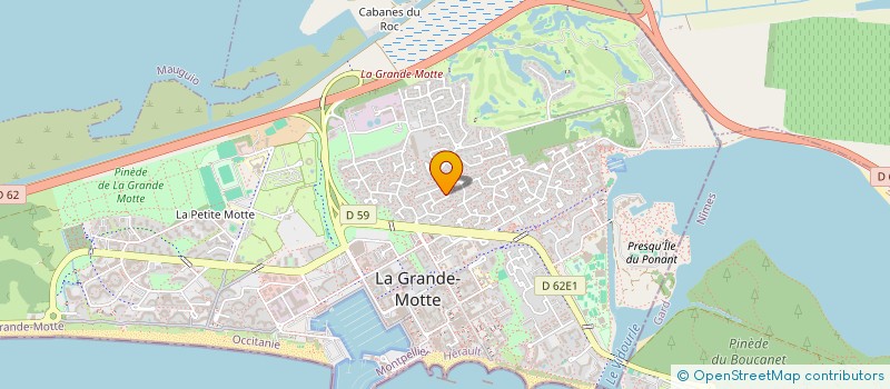 localisation de l'entreprise AXESS INVEST BELLEVILLE  LA GRANDE-MOTTE