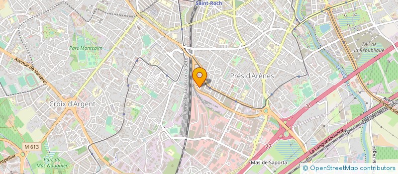 localisation de l'entreprise AXESS SECURITE à MONTPELLIER