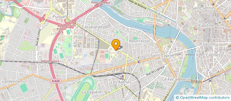 localisation de l'entreprise AXESS'TAXIS  TOULOUSE