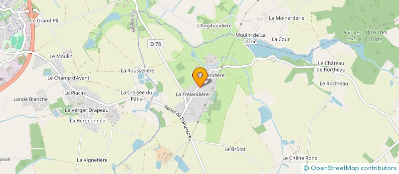 localisation de l'entreprise AXESS WEB à DOMPIERRE-SUR-YON