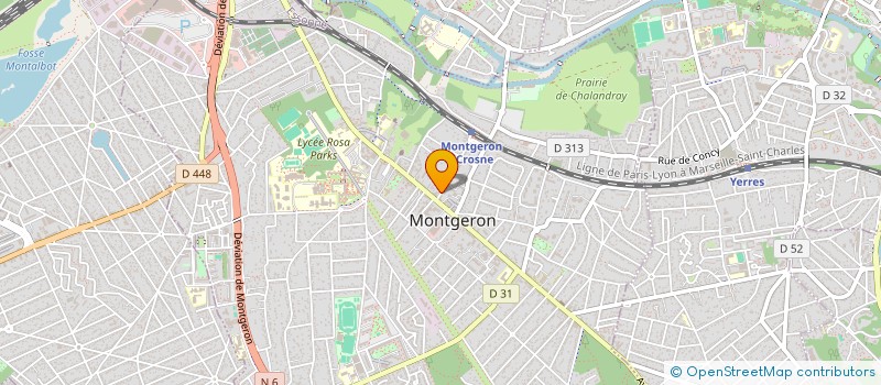 localisation de l'entreprise AXESSED à MONTGERON