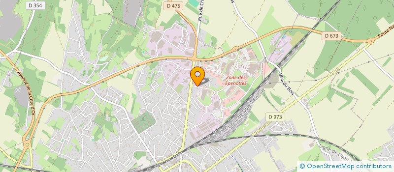 localisation de l'entreprise AXESSY à DOLE