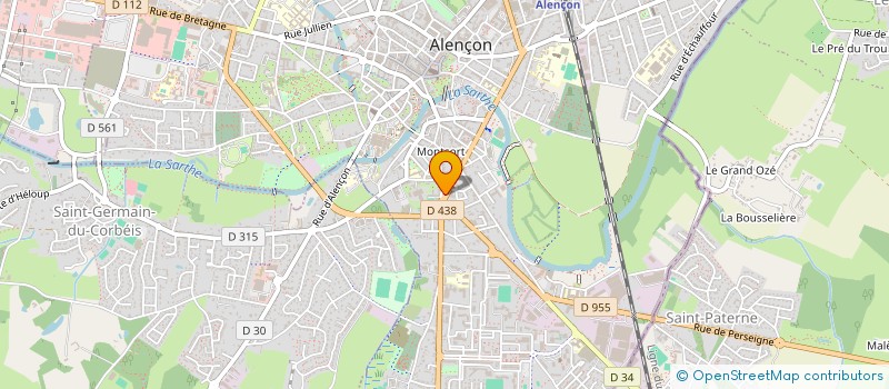 localisation de l'entreprise AXETANCHE à ALENCON