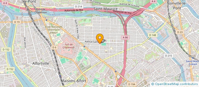 localisation de l'entreprise AXETERA à MAISONS-ALFORT