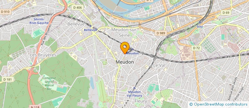 localisation de l'entreprise AXETIA CONSEIL  MEUDON