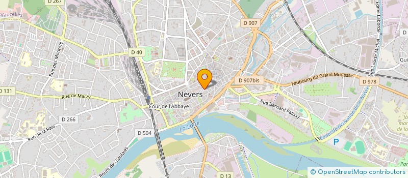 localisation de l'entreprise AXETIS à NEVERS
