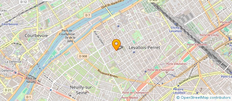 localisation de l'entreprise AXEVAL EXPERTISES ET CONSEILS à LEVALLOIS-PERRET
