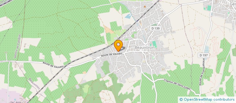 localisation de l'entreprise AXF CONSEIL  BEAUVOISIN