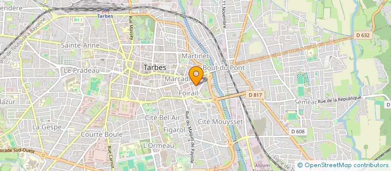 localisation de l'entreprise AXFORMA BY CH  TARBES